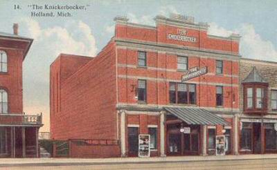 Knickerbocker Theatre - Old Postcard (newer photo)